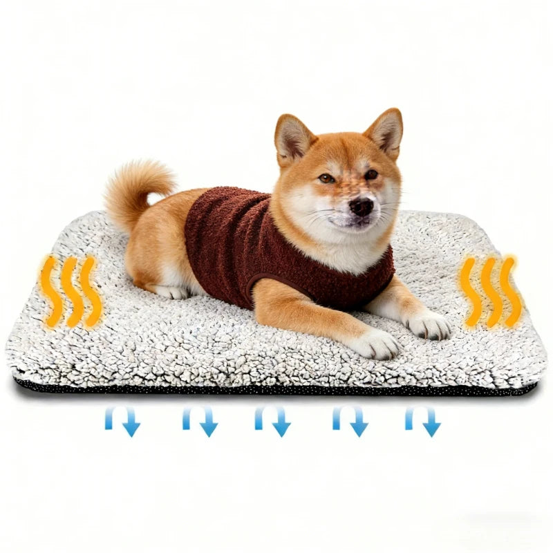 HeatNest — Self-Warming Pet Blanket for Cats & Dogs