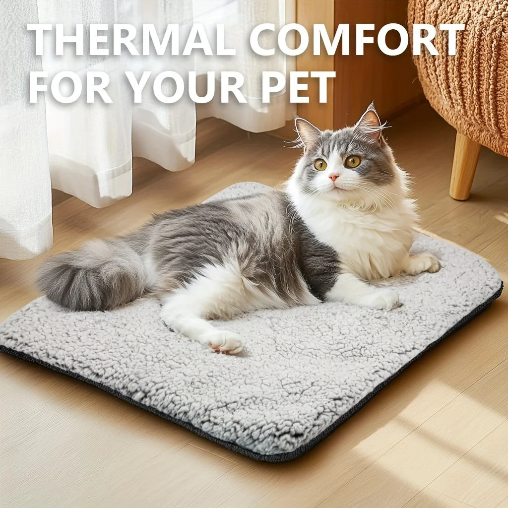 HeatNest — Self-Warming Pet Blanket for Cats & Dogs